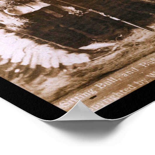 Sitting Bull & Buffalo Bill 1891 Poster (Hoek)