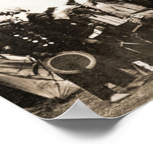 Sitting Bull & Buffalo Bill Group Afbeelding Poster (Hoek)