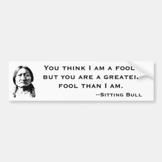 Sitting Bull Bumpersticker