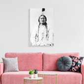 Sitting Bull Canvas Afdruk (Insitu (Woonkamer))