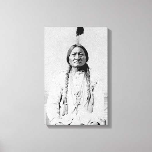 Sitting Bull Canvas Afdruk (Voorkant)