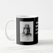 Sitting Bull citaat Koffiemok (Links)