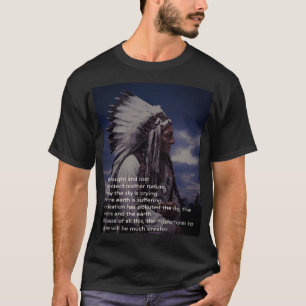 Sitting Bull Donker T-shirt