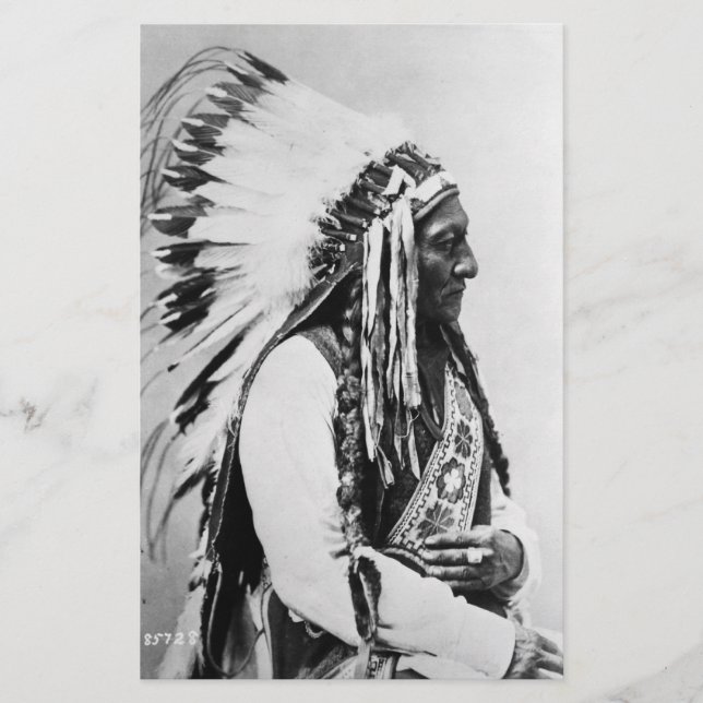 Sitting Bull, een Hunkpapa Sioux (Voorkant)