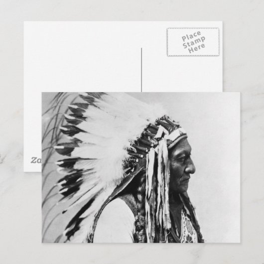 Sitting Bull, een Hunkpapa Sioux Briefkaart (Voorkant / Achterkant)