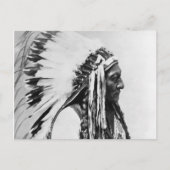 Sitting Bull, een Hunkpapa Sioux Briefkaart (Voorkant)