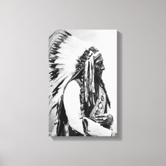 Sitting Bull, een Hunkpapa Sioux Canvas Afdruk