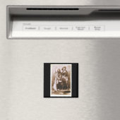 Sitting Bull en Buffalo Bill 1895 Magneet (Insitu (Vaatwasser))