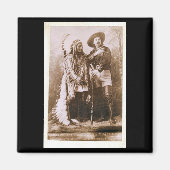 Sitting Bull en Buffalo Bill 1895 Magneet (Voorkant)