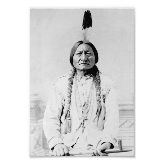 Sitting Bull Foto Afdruk (Voorkant)