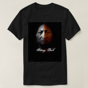 Sitting Bull grafisch ontwerp T-shirt