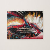 Sitting Bull in kleur Legpuzzel (Horizontaal)