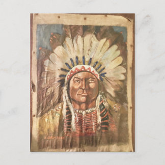 Sitting Bull Indian Chief Briefkaart