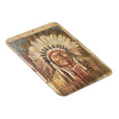 Sitting Bull Indian Chief Magneet (Rechterzijde)