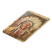 Sitting Bull Indian Chief Magneet (Linkerzijde)