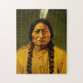 Sitting Bull inheemse Amerikaanse chef Legpuzzel (Verticaal)