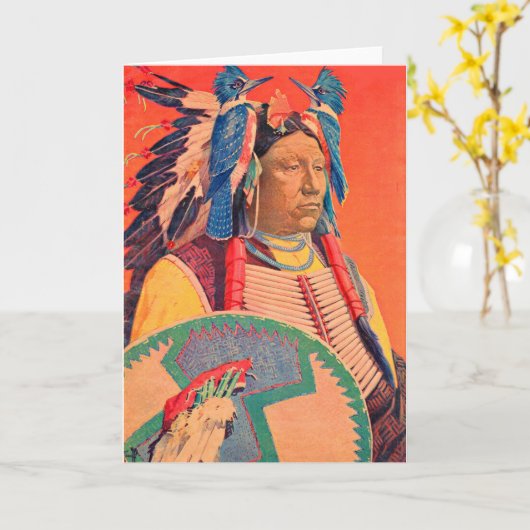 Sitting Bull Kaart (Gele Bloem)