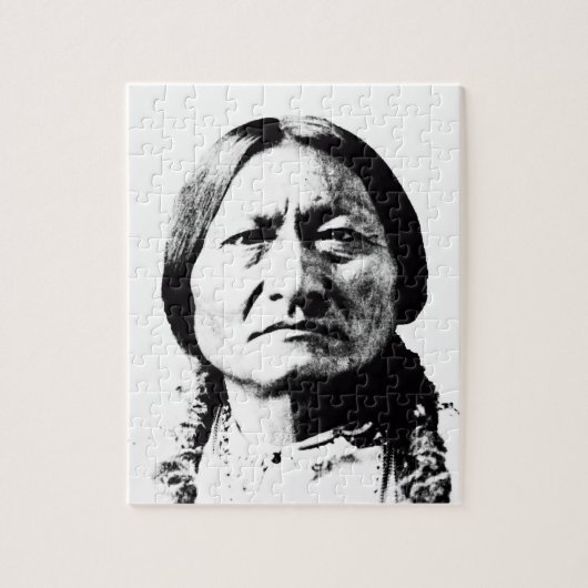 Sitting Bull Legpuzzel (Verticaal)