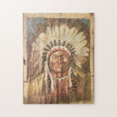 Sitting Bull Legpuzzel (Verticaal)