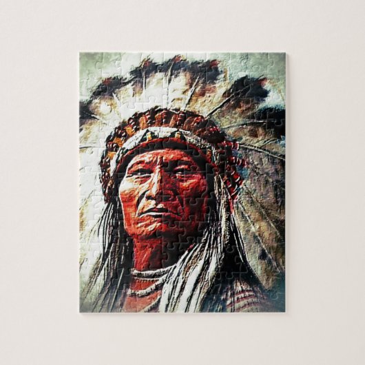 Sitting Bull Legpuzzel (Verticaal)