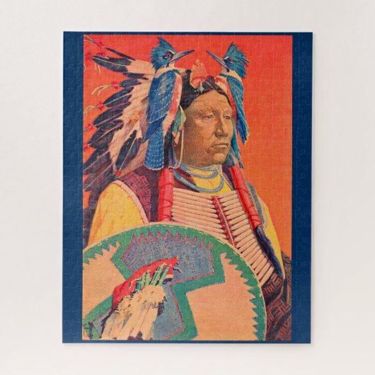Sitting Bull Legpuzzel (Verticaal)