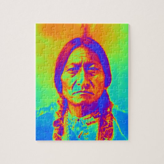 Sitting Bull Legpuzzel (Verticaal)