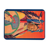 Sitting Bull Magneet (Horizontaal)