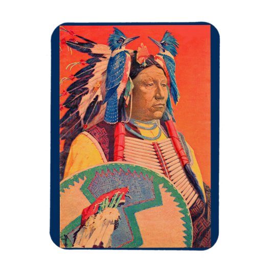 Sitting Bull Magneet (Verticaal)