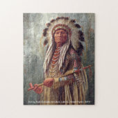 Sitting Bull, Native American Chief puzzle Legpuzzel (Verticaal)