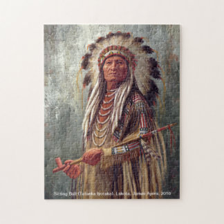 Sitting Bull, Native American Chief puzzle Legpuzzel