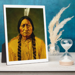 Sitting Bull Native American First Nations Chief Fotoplaat