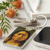 Sitting Bull Native American First Nations Chief Sleutelhanger (Voorkant Rechts)