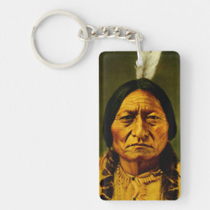 Sitting Bull Native American First Nations Chief Sleutelhanger