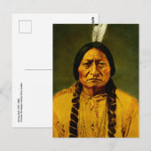 Sitting Bull Native American Indian Chief Briefkaart (Voorkant / Achterkant)