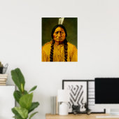 Sitting Bull Native American Indian Chief Poster (Thuiskantoor)