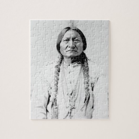 Sitting Bull Native American Legpuzzel (Verticaal)