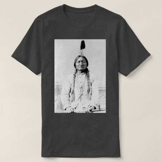 Sitting Bull  Native American Photo 1 T-shirt (Design voorkant)