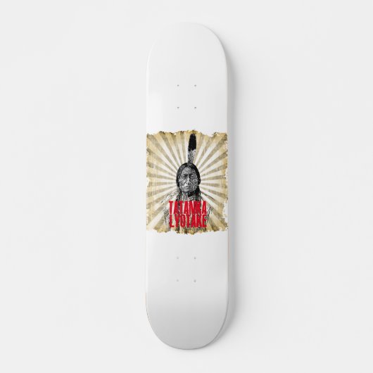 Sitting Bull Persoonlijk Skateboard (Voorkant)
