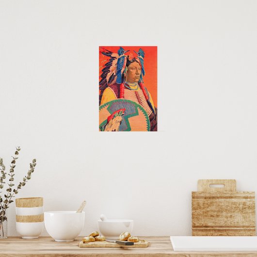 Sitting Bull Poster (Keuken)