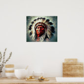 Sitting Bull Poster (Keuken)