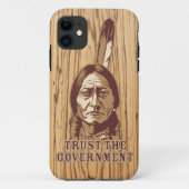 Sitting Bull Satire Phone Case (Achterkant)