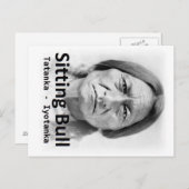 Sitting Bull, Tatanka Iyotanka, Native American Briefkaart (Voorkant / Achterkant)