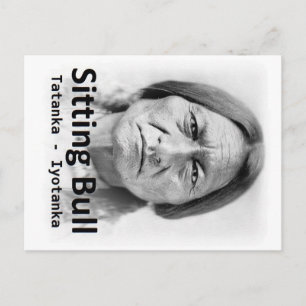 Sitting Bull, Tatanka Iyotanka, Native American Briefkaart