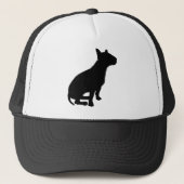 Sitting Bull Terrier Trucker Pet (Voorkant)