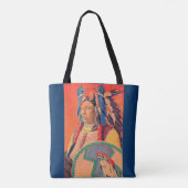 Sitting Bull Tote Bag (Achterkant)