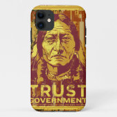 Sitting Bull Trust Government iPhone 5S Case (Achterkant)