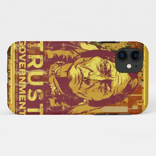 Sitting Bull Trust Government iPhone 5S Case (Achterkant (horizontaal))