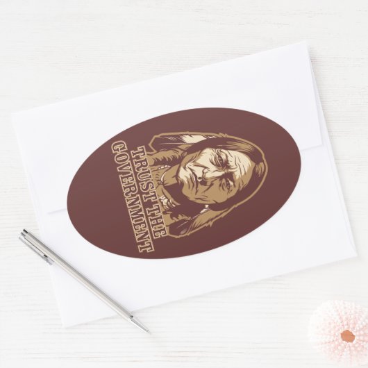 Sitting Bull Trust Regering Sticker Set (Envelop)