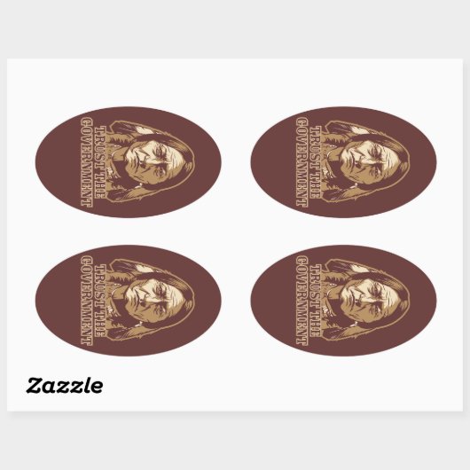 Sitting Bull Trust Regering Sticker Set (Vel)