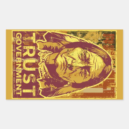 Sitting Bull Trust Regering Sticker Set (Voorkant)